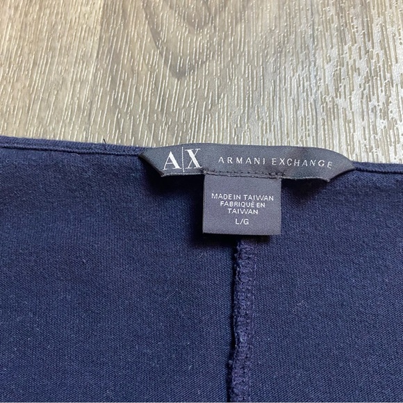 Armani Exchange Navy Striped Dress Size Large Coastal Nautical - Picture 3 of 6
